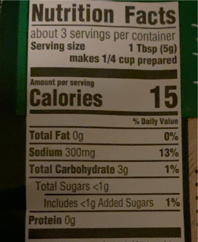 Knorr Pesto Sauce Mix packshot