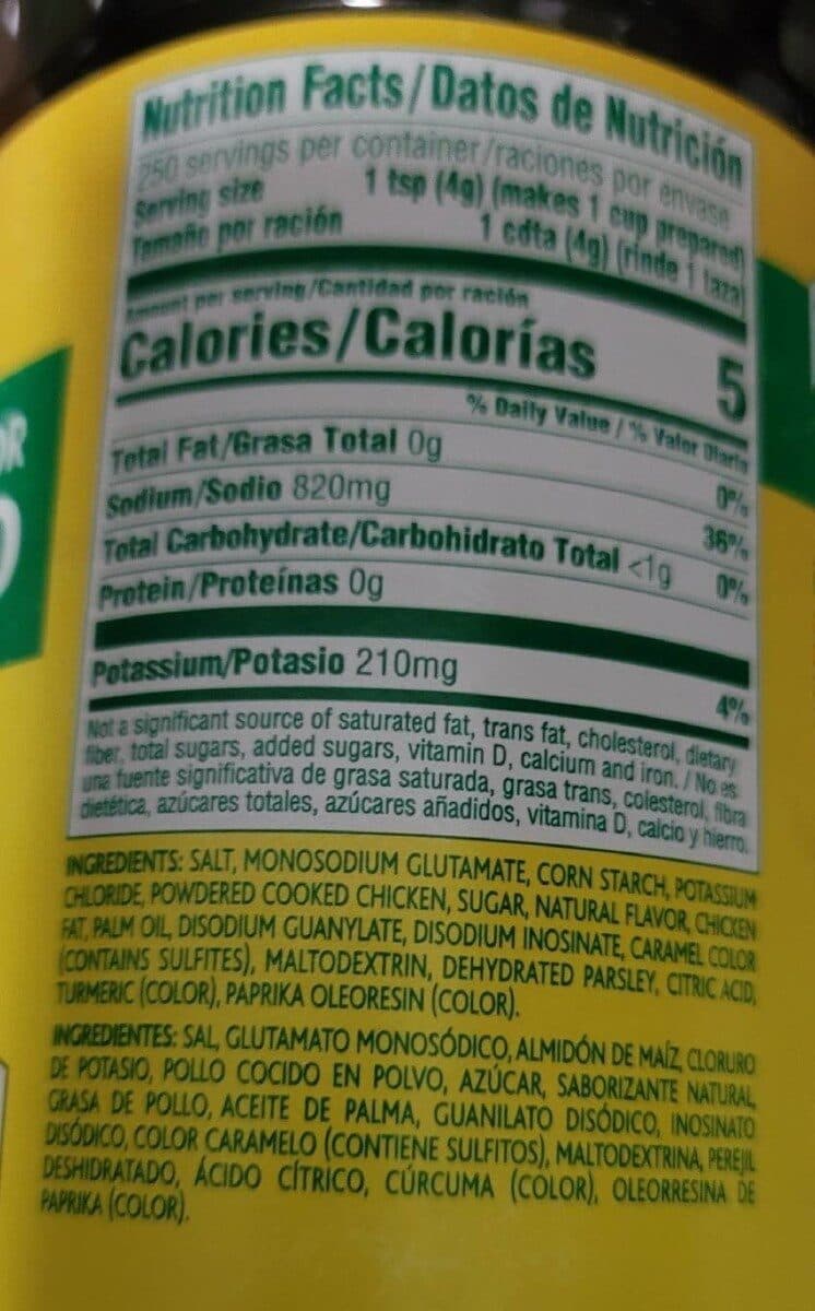 Knorr Chicken Flavor Bouillon With Other Natural Flavor packshot