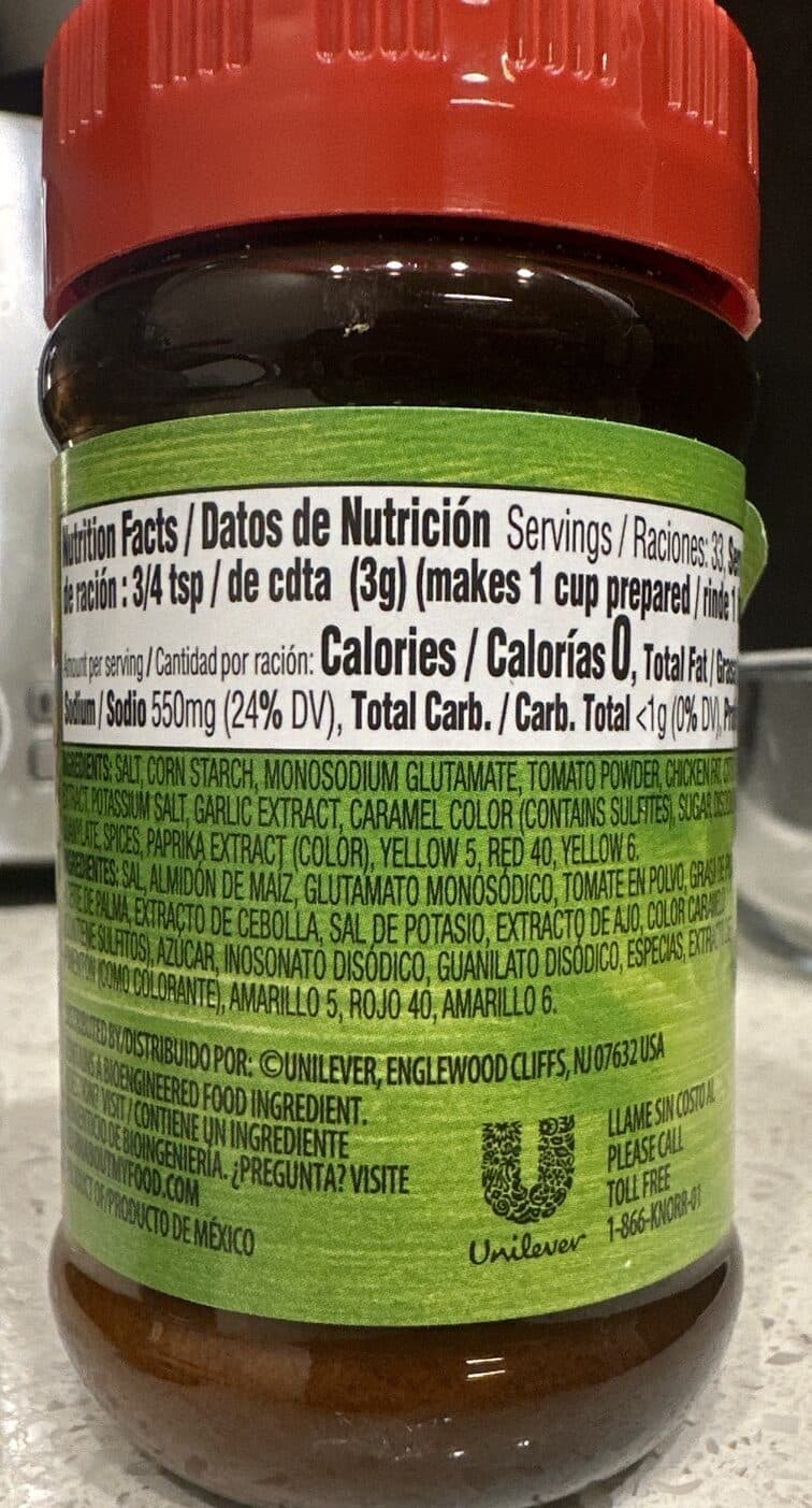 Knorr Tomato Bouillon with Chicken flavor packshot