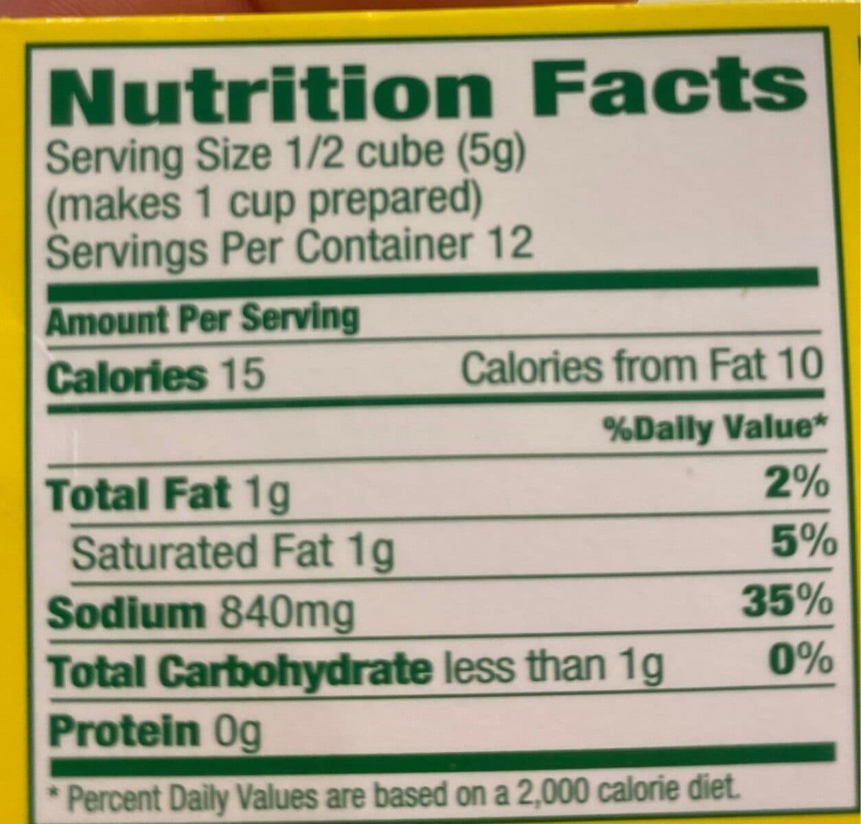 Knorr Vegetarian Vegetable Bouillon packshot