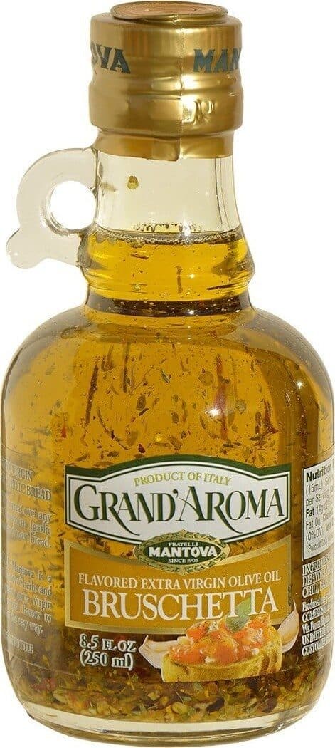 Fratelli Mantova Fu Vincenzo Grandaroma tuscan herbs flavored extra virgin olive oil packshot