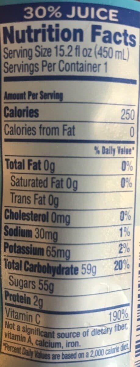 Tropicana Ruby red grapefruit juice drink packshot