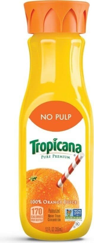 Tropicana Pure Premium Orange Juice Original No Pulp packshot