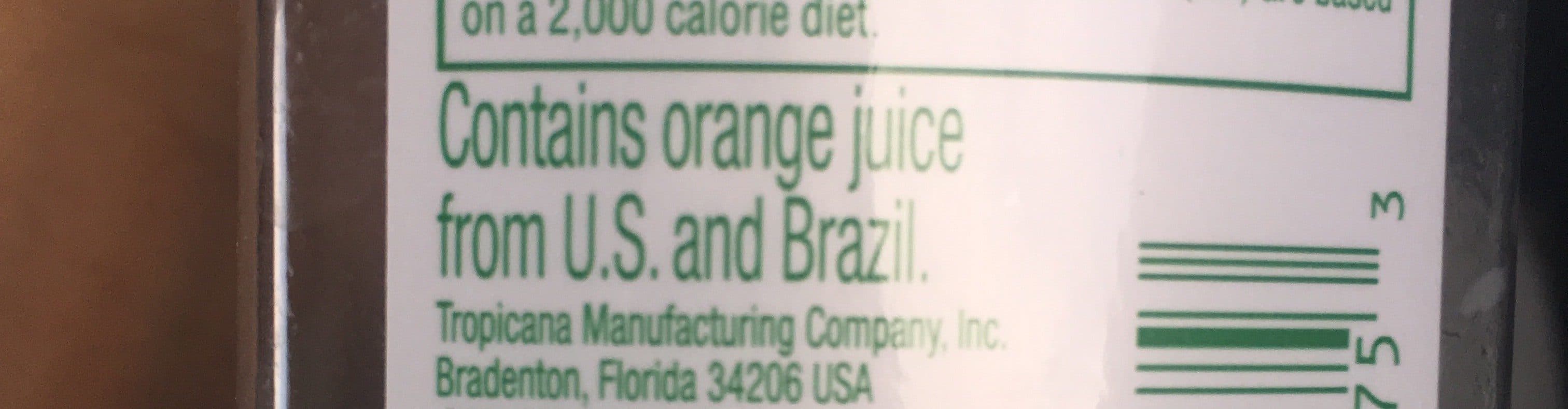 Tropicana Pure Premium Orange Juice Original No Pulp packshot