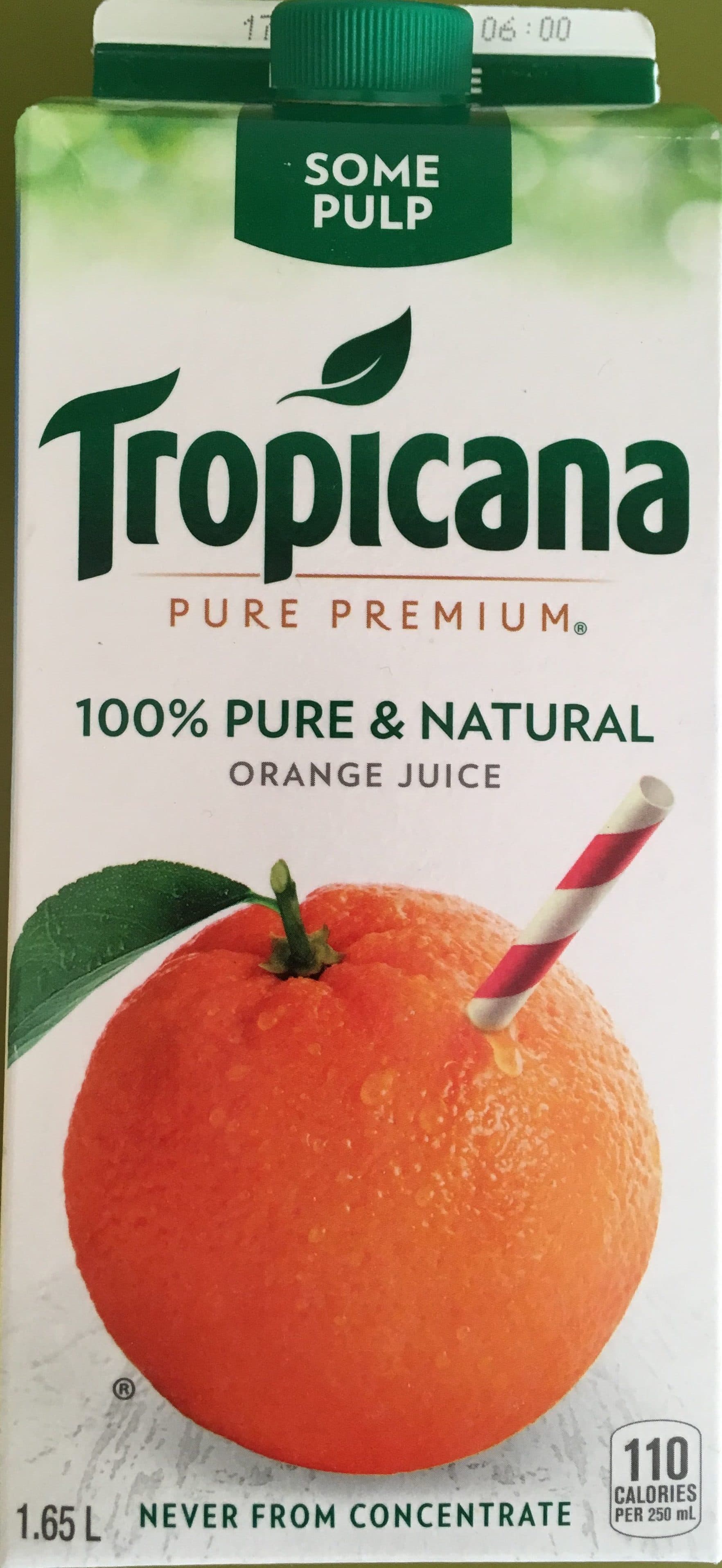 Tropicana Homestyle Orange Juice Some Pulp packshot