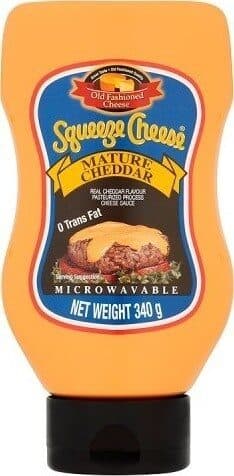 Squeeze Cheese Squeeze Cheese Mature Cheddar packshot