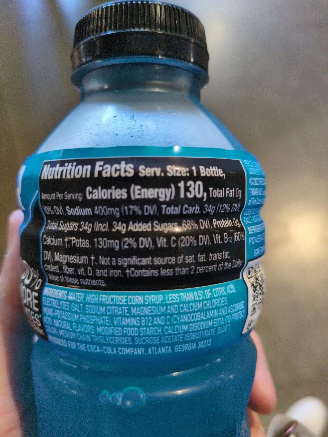The Coca-Cola Company Powerade packshot