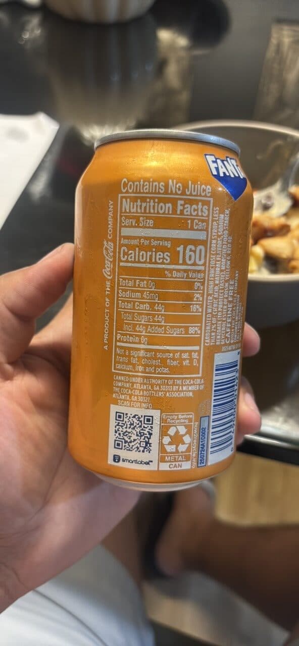 Fanta Orange Soda packshot