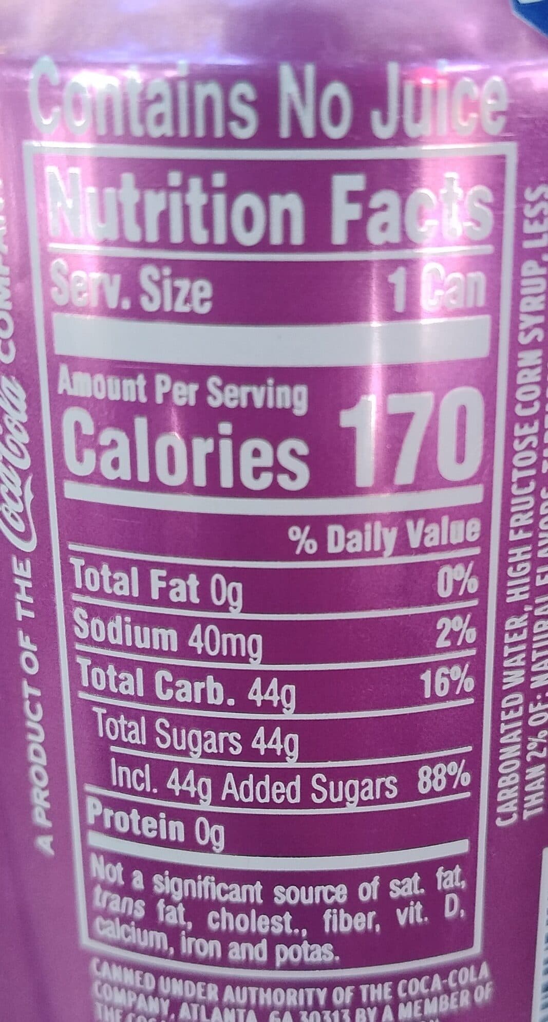 Fanta Fanta grape packshot