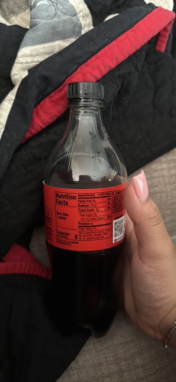 Coca-Cola Zero Calorie Cola packshot