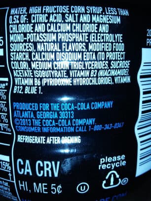 Powerade Powerade Mountain Berry Blast packshot
