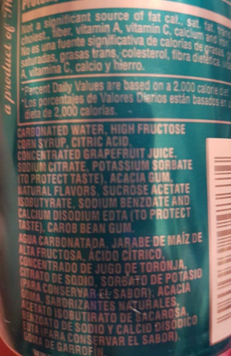 Fanta Fanta Toronja Grapefruit packshot