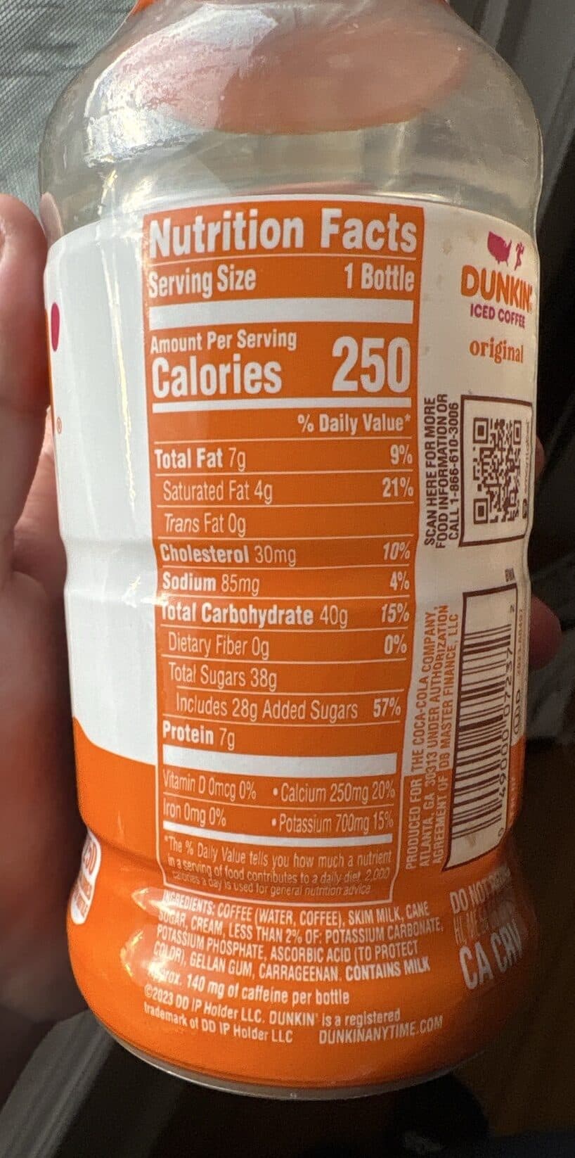 Dunkin' Donuts Dunkin' Iced Coffee packshot