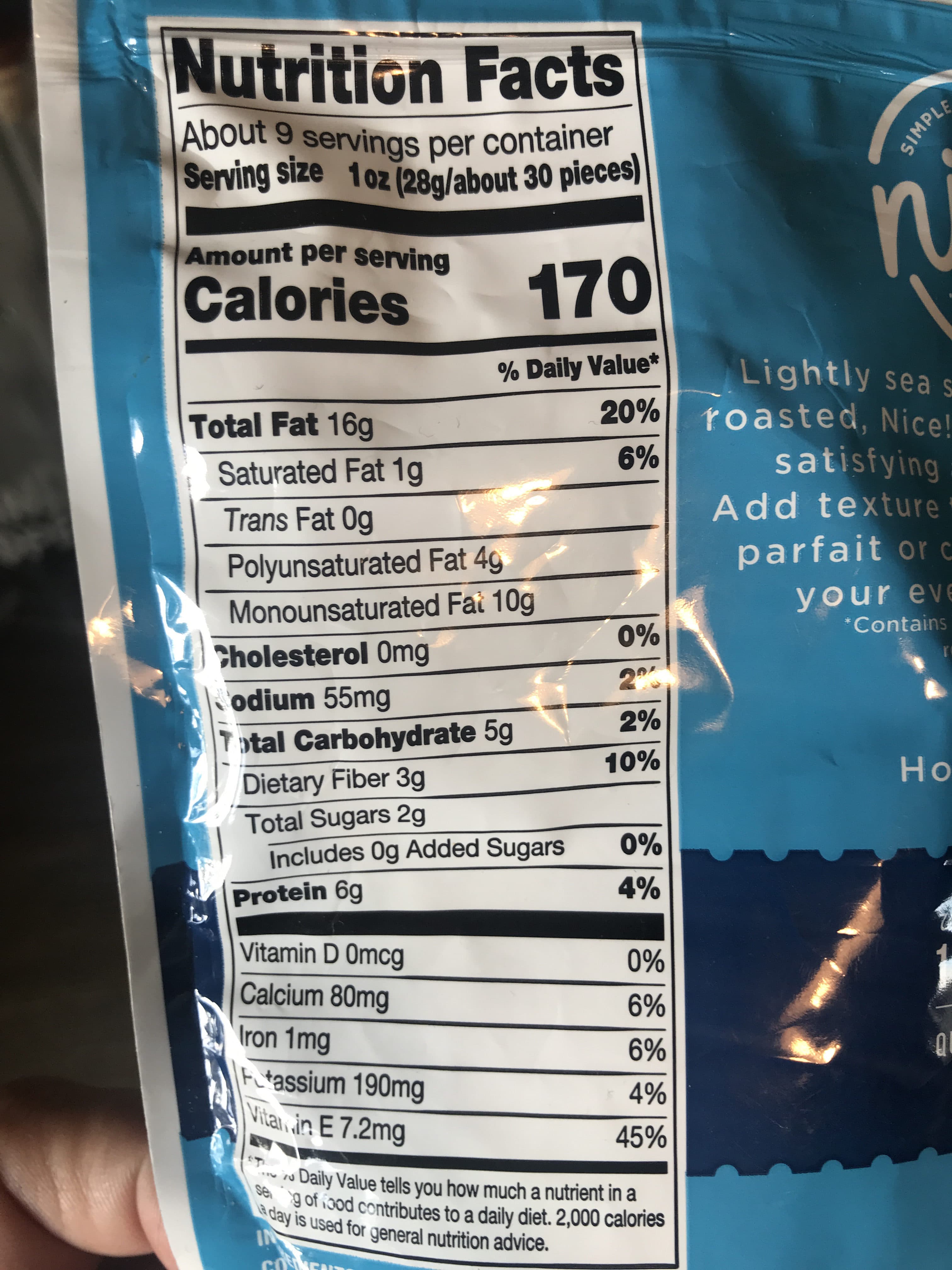 Nice! Roasted Almonds packshot