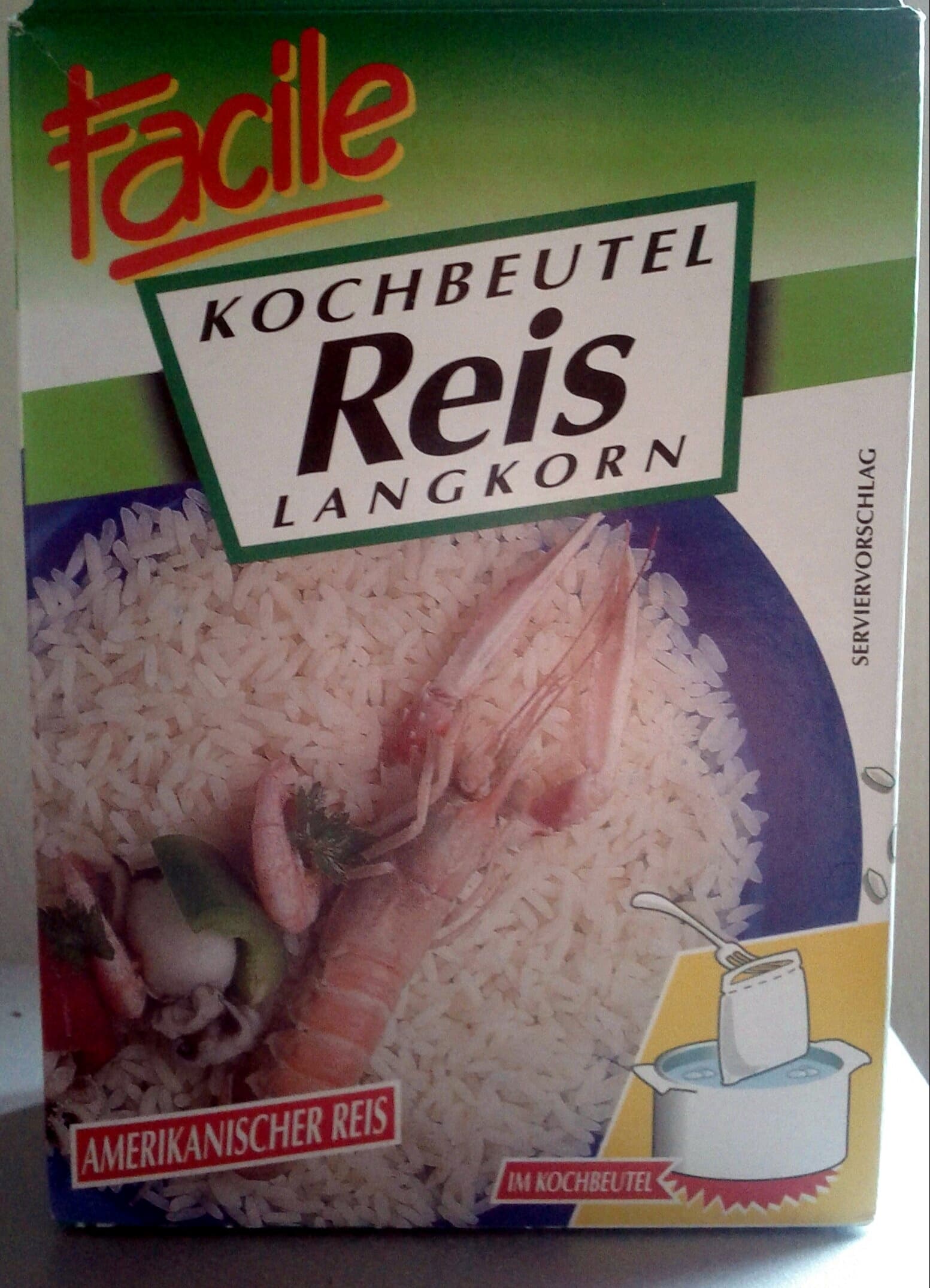 Facile Facile Kochbeutel Langkornreis packshot