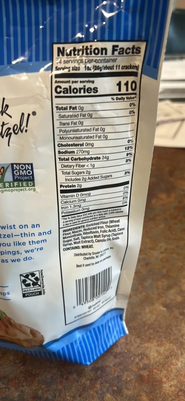 Snack Factory Pretzel Crisps Original Thin, Crunchy Pretzel Crackers packshot