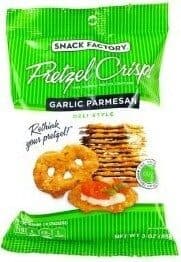 Snack Factory Pretzel Crisps Garlic Parmesan Deli Style packshot