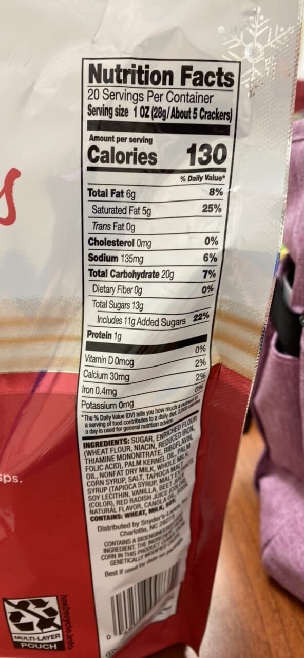 Snack Factory Pretzel Crisps White Crème & Peppermint packshot