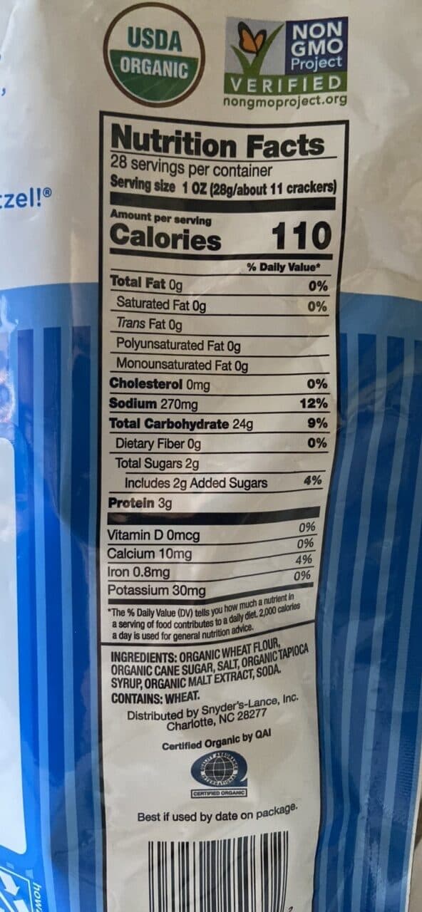 Snack Factory Pretzel Crisps packshot