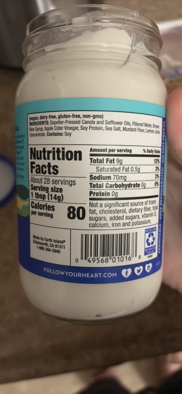 Follow Your Heart Veganaise packshot