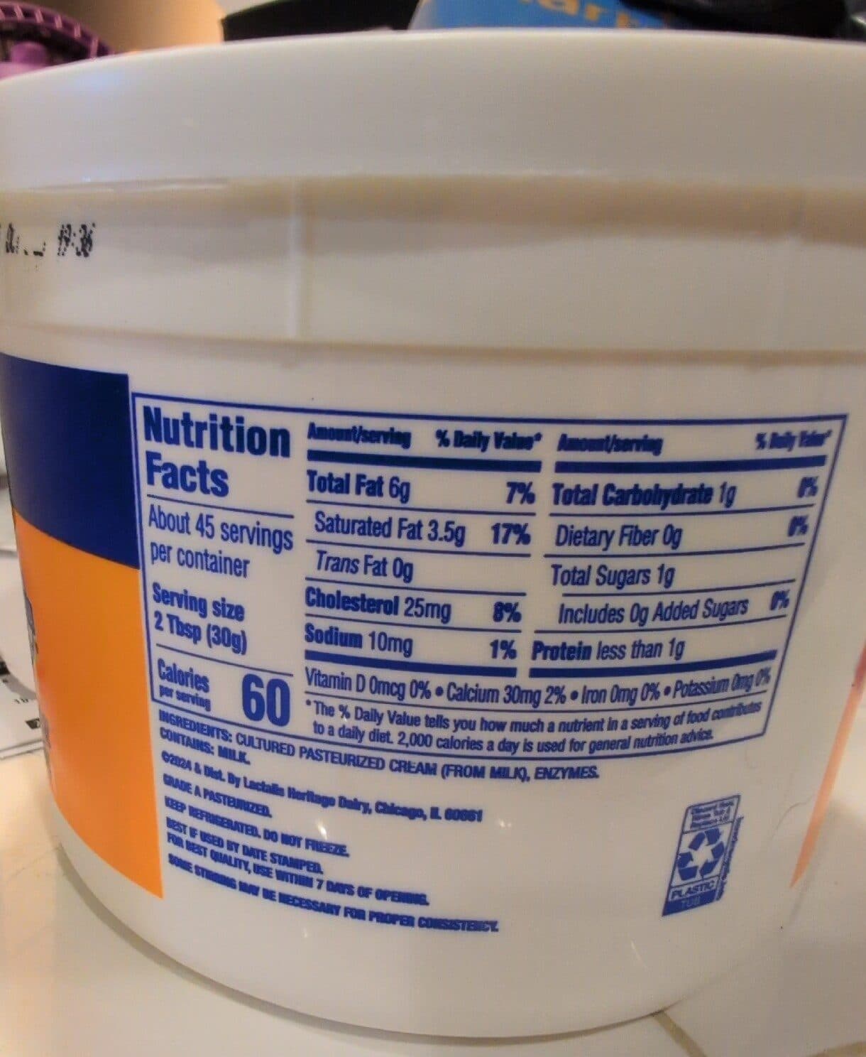 Knudsen Hampshire Sour Cream packshot