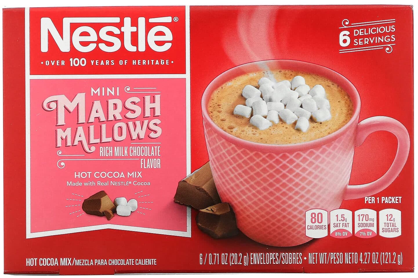 Nestlé Hot cocoa mix packshot