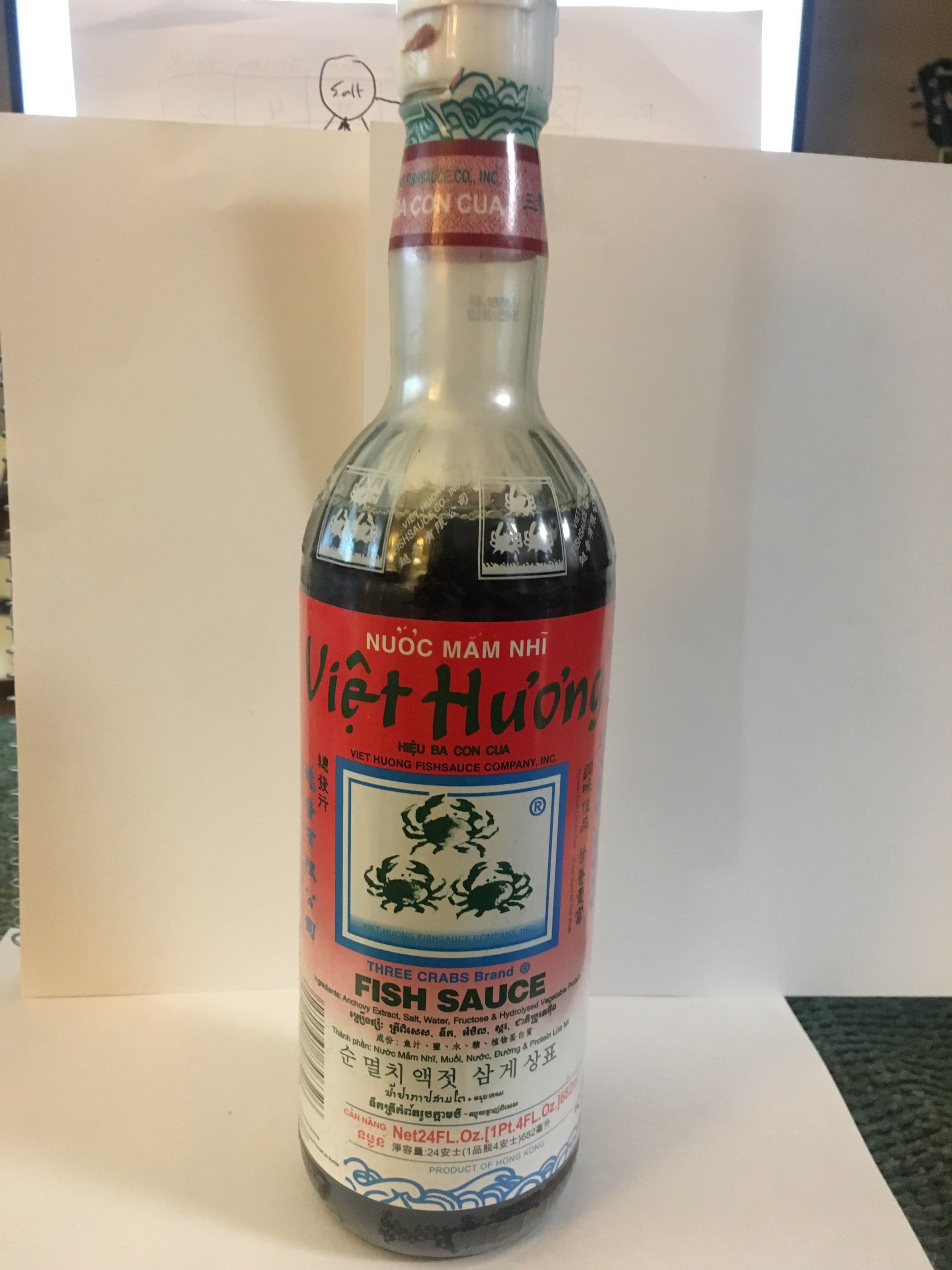 Viet Huong Co Fish sauce 3 crabes packshot