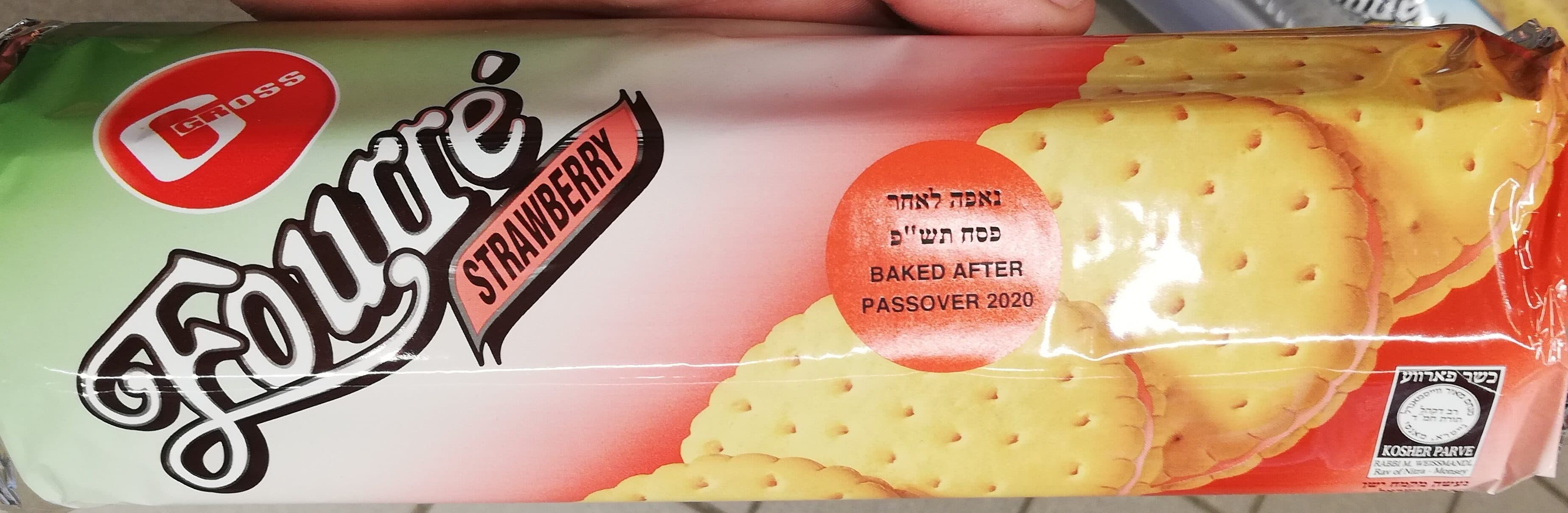 Gross Biscuits Fourres Fraise packshot