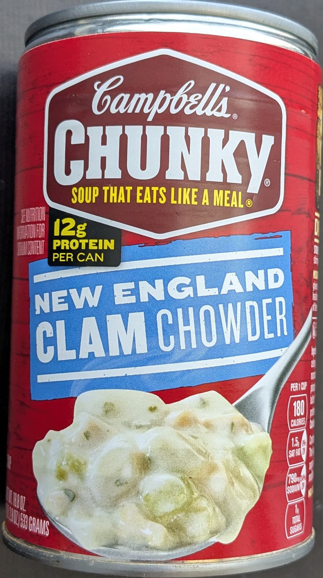 Campbell's Chunky New England Clam Chowder packshot