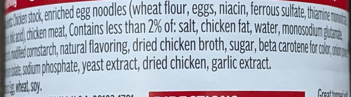 Campbell's Chicken Noodle packshot
