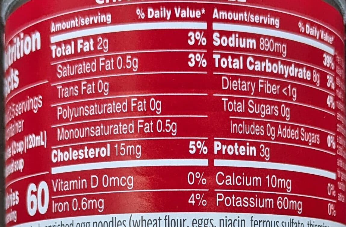 Campbell's Chicken Noodle packshot