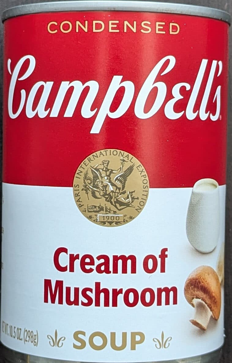 Campbell's Cream of Mushroom Soup packshot