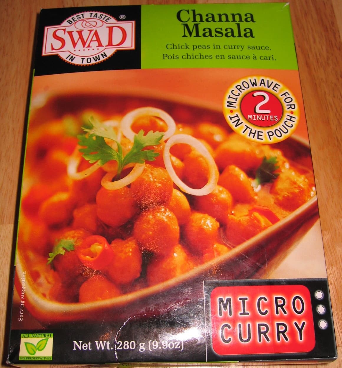 SWAD Swad, channa masala packshot