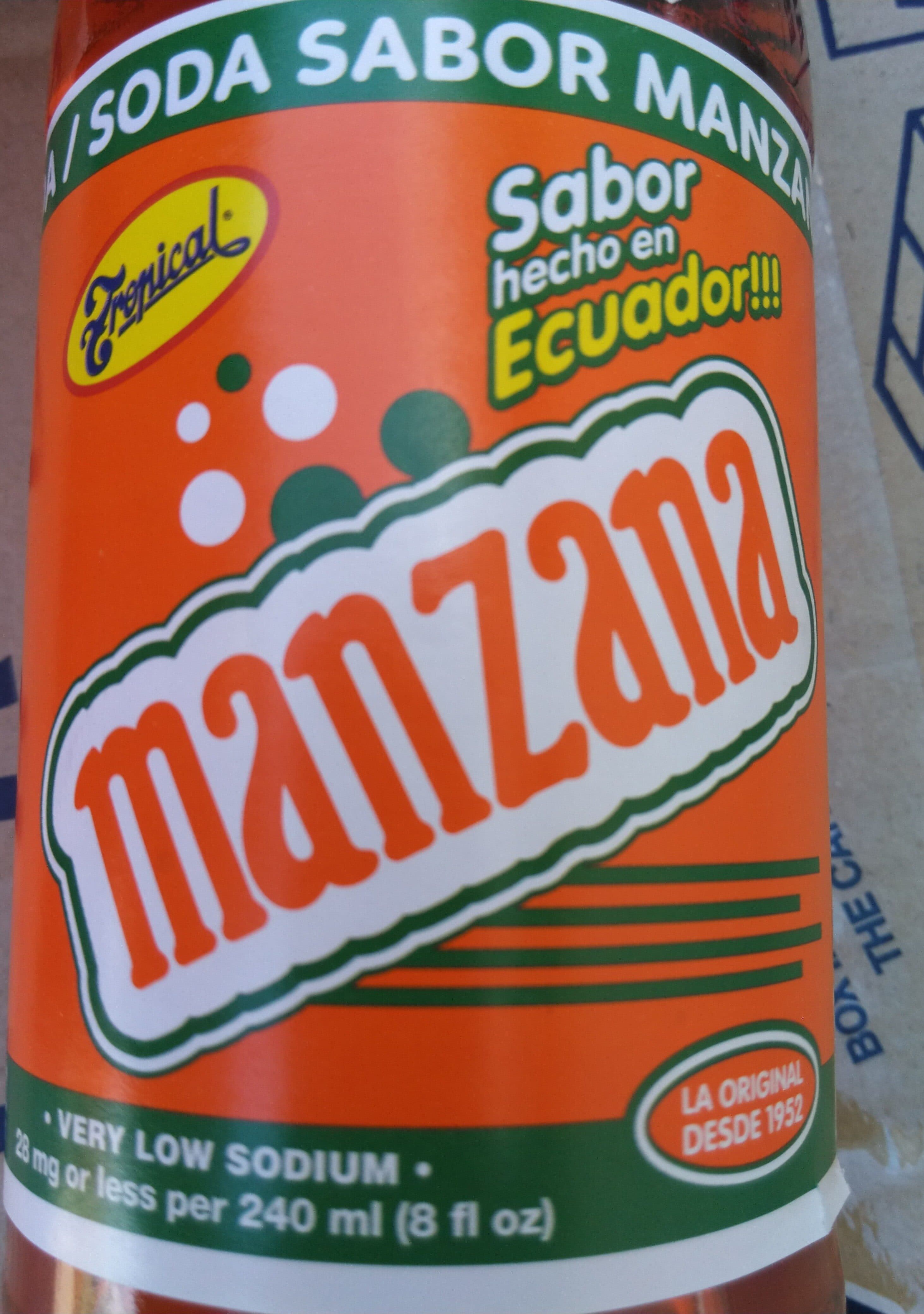 Kola-Colombiana Inc Tropical, flavored soda, apple, apple packshot
