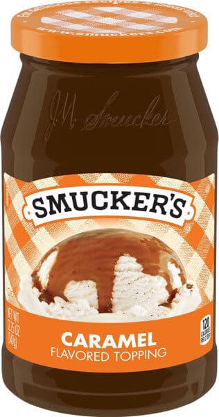 Smucker's Caramel flavored topping packshot