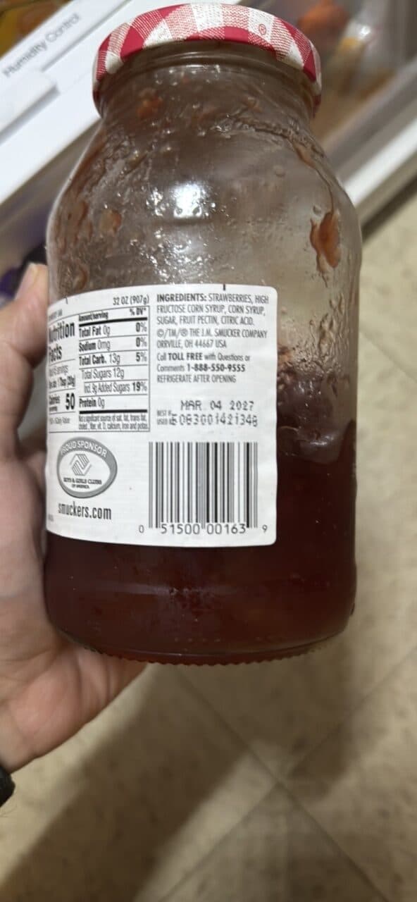 Smucker's Strawberry Jam packshot