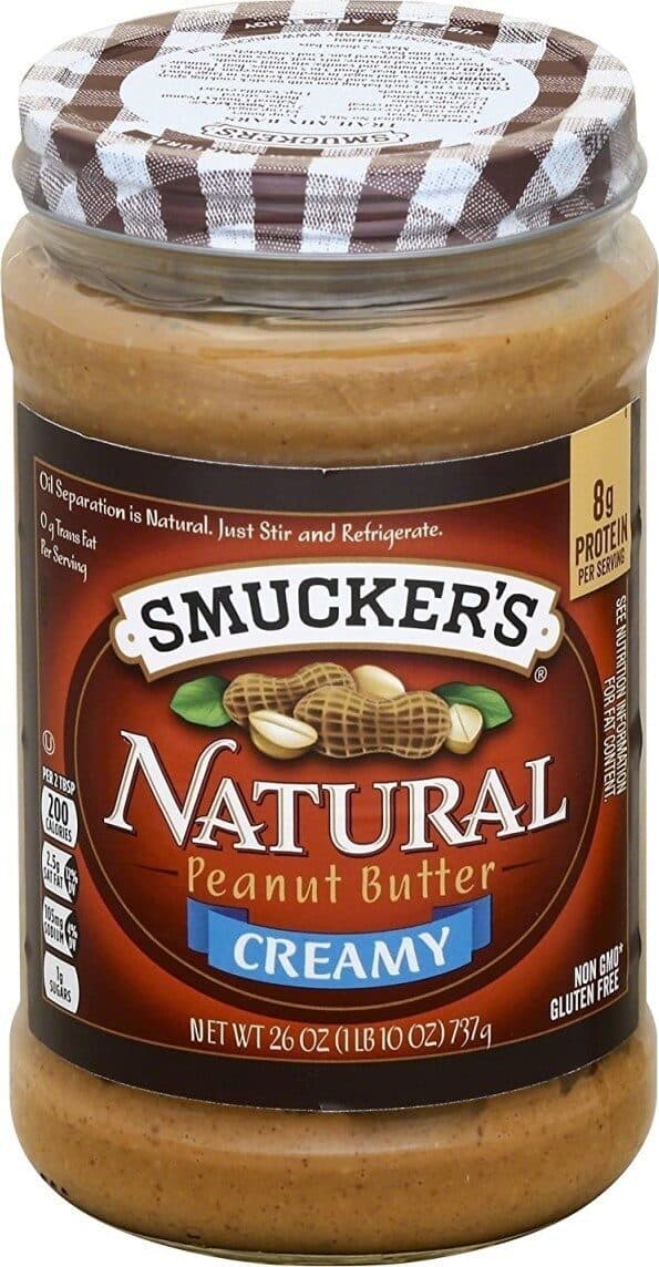 Smucker's Natural Peanut Butter packshot