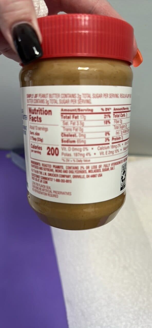 Simply Jif Creamy Peanut Butter packshot