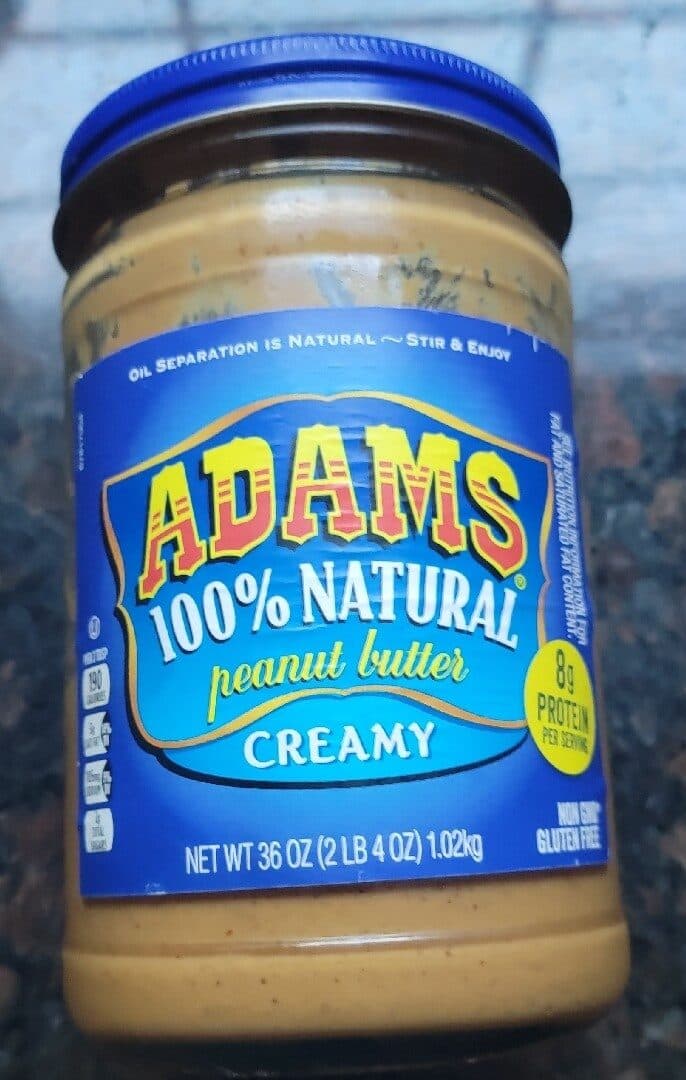 Adams Natural Peanut Butter Creamy packshot