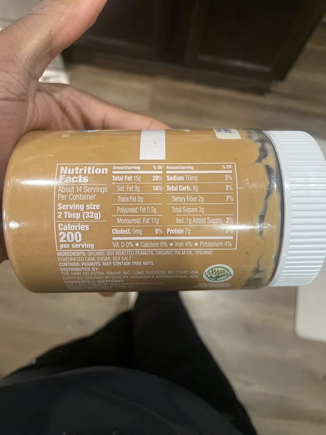 MaraNatha Peanut Butter Spread packshot