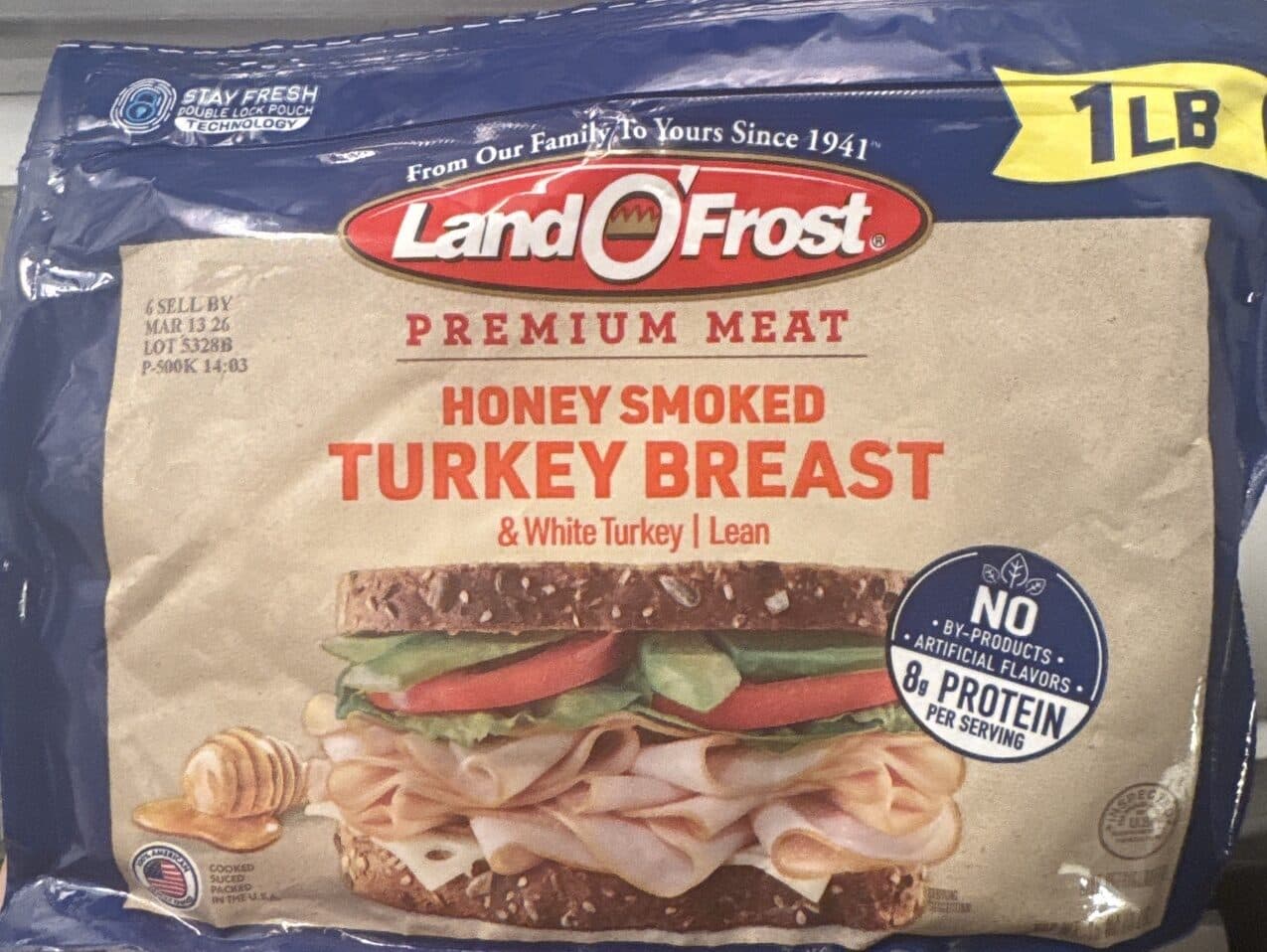 Land O Frost Honey Smoked Turkey Breast & White Turkey | Lean packshot