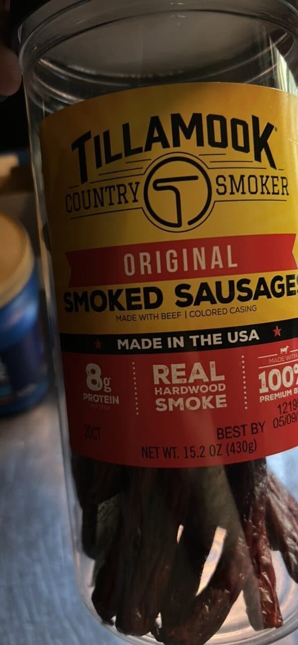 TILLAMOOK COUNTRY SMOKER ORIGINAL SMOKED SAUSAGES packshot