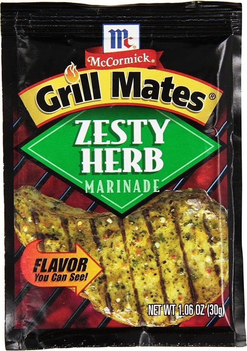 Mccormick Grill mates zesty herb marinade packshot