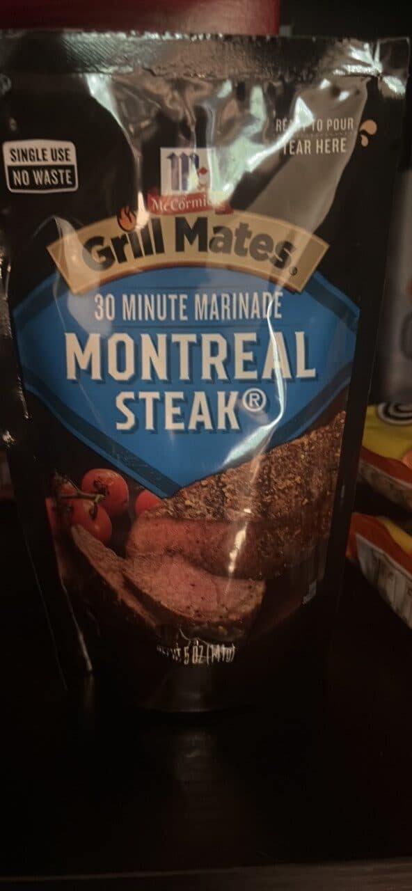 McCormick Grill Mates Montreal Steak 30 Minute Marinade packshot