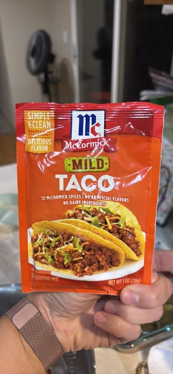 McCormick Taco Seasoning Mix packshot