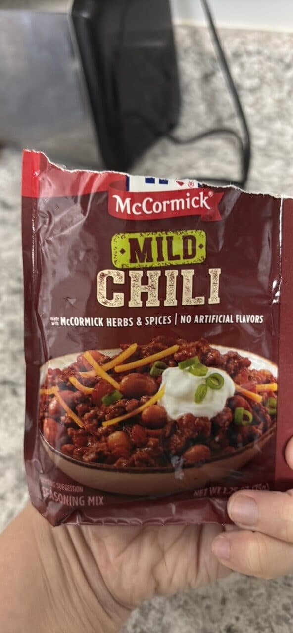 McCormick Mild Chili Seasoning Mix packshot