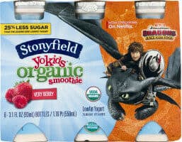 Stonyfield Organic Kids Very Berry Lowfat Yogurt Smoothie packshot