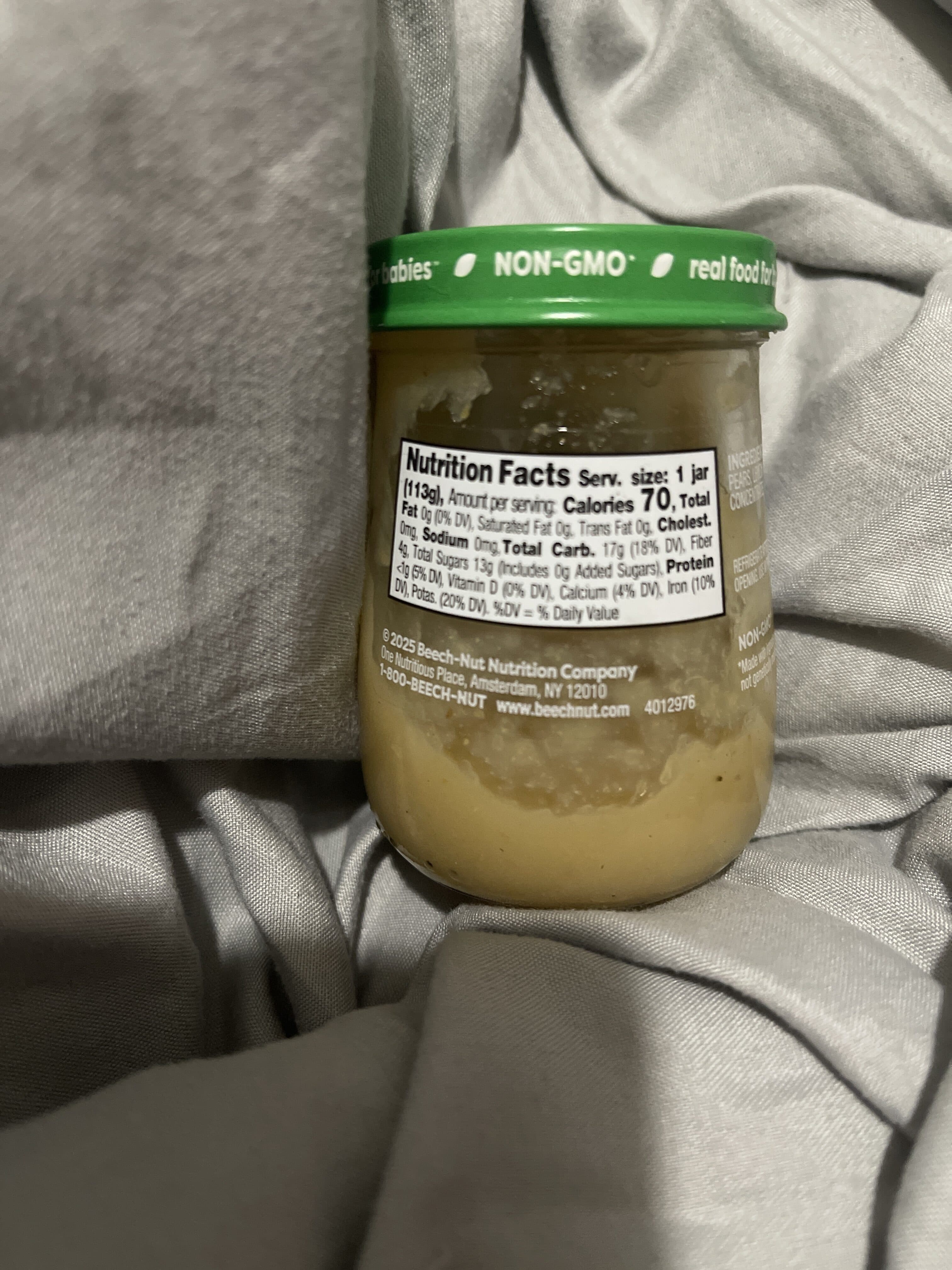 Beech-Nut Nutrition Company Pear - Beech Nut Naturals packshot
