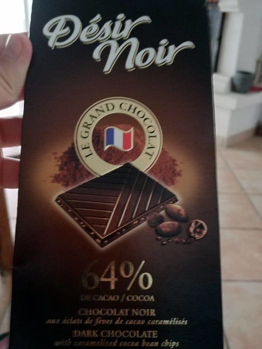 Open Food Facts Desir noir packshot