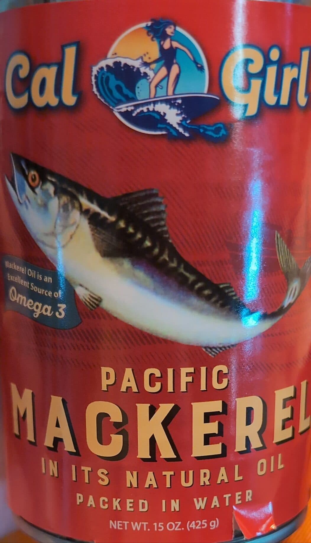 California Girl California girl, mackerel packshot